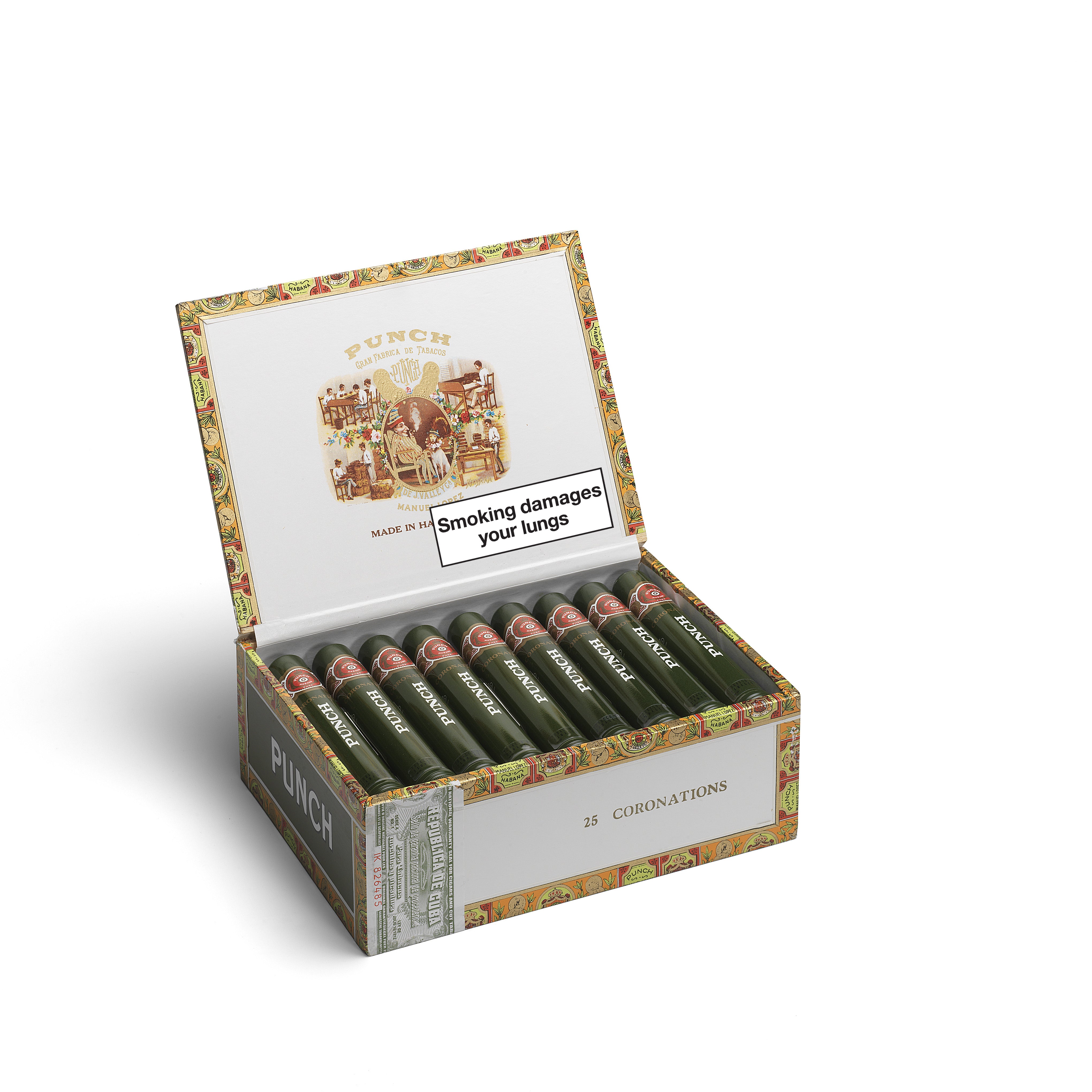 Punch Coronations Tubed Box of 25